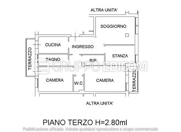 Abitazione di tipo civile in Via Jacopo Filiasi, 57 - 1